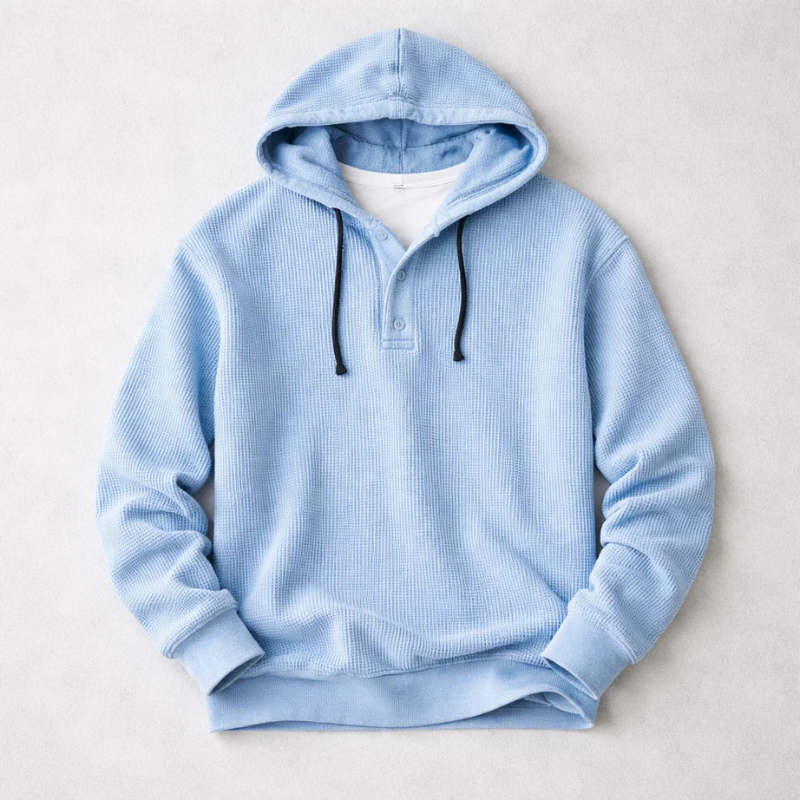 Bromley Waffle Hoodie EVELANO